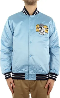 Produktbild von Jacken Mitchell & Ness Ncaa Heavyweight Satin Jacket University Of North Carolina OJBF3413UNCYYPPPLTBL