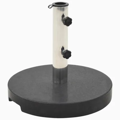Image de Pied de parasol Granit 20 kg Rond Noir