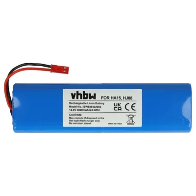 Produktbild von vhbw Akku kompatibel mit Ariete 2713, 00P271810AR0, Pro Evolution, Pro 2713/1, Pro 2718/1, 00P271310AR0, 2718 Staubsauger (3000 mAh, 14,4 V, Li-Ion)