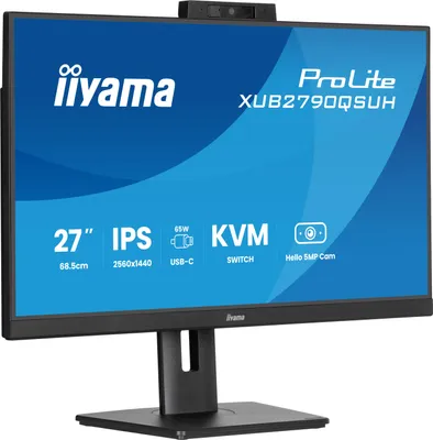 Zdjęcie produktu dla Iiyama XUB2790QSUH-B2 IIYAMA 68,5 cm (27") XUB2790QSUH-B2 16:9 HDMI+DP+USB-C