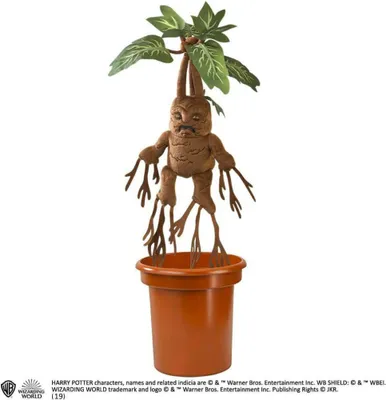 Obrázok produktu pre Harry Potter Interaktívna plyšová figúrka Mandrake 30 cm