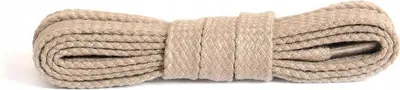 Produktbild von Langlebige flache Schnürsenkel 120 cm Kaps - Hellbeige