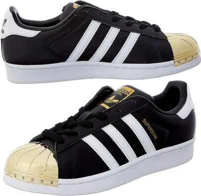 Produktbild von adidas Superstar Metal Toe Trainer Low Gr.5 [38] schwarz-gold (BB5115)