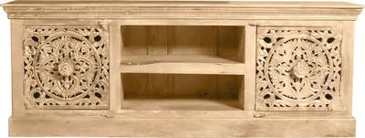Produktbild von SIT Möbel Lowboard | 2 Türen, 2 offene Fächer | Mango-Holz natur | B 150 x T 40 x H 60 cm | 13715-01 | Serie LAKADEE