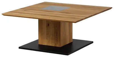 Produktbild von MASSIVMOEBEL24.DE Couchtisch Wildeiche 95x95x45 natur geölt LINDAU #03