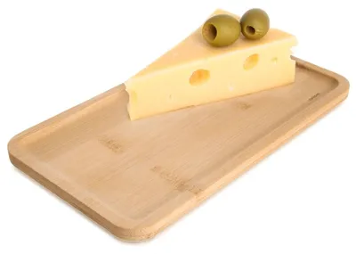 Image de Plateau à apéritif en bambou, rectangulaire 20 x 11 cm