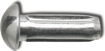 Produktbild von Halbrundkerbnagel ø 2x5 mm, Kerbnägel für die Metallverbindung, Stahl verzinkt
