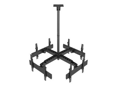 Produktbild von Equip Deckenhalterung 32"-65"/4TFT  30Kg Quad-Screen      sw lite Retail (Speditionsversand)