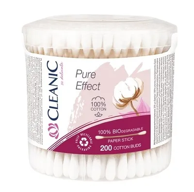 Produktbild von Cleanic Pure Effect Wattestäbchen, 200 Stück