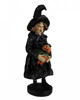 Produktbild von Vintage Hexe Rosalea Halloween Figur 22,7 cm