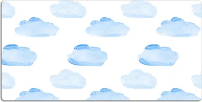 Produktbild von Schreibtischmatte Tischunterlage 120x60 cm Mauspad - Wolken