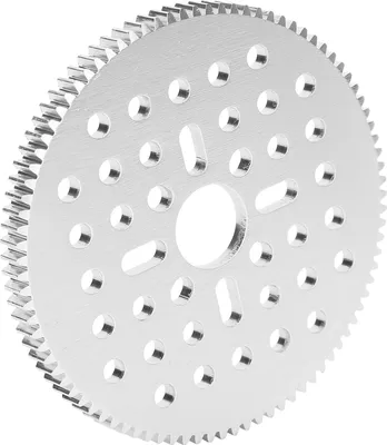 Obrázok produktu pre 90 zubov Valcový hliníkový prevod Spomalenie Overspeed Nastavenie dielov Stredový otvor 14 mm