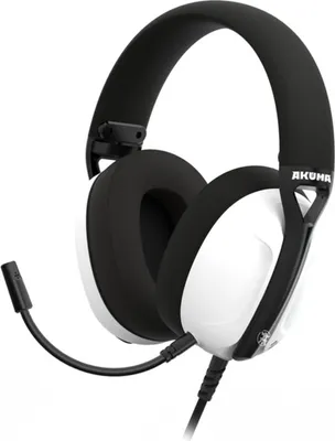 Immagine prodotto di Akuma, cuffie da gioco con cavo Seinen H03 per PlayStation 5, bianco/nero