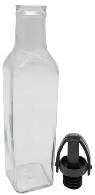 Obrázek produktu pro Skleněná láhev s dávkovačem pro olej a džus – 250 ml