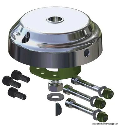 Produktbild von Diebstahlsicherung X90 90° verchromte Nabenabdeckung - Osculati 45.055.06