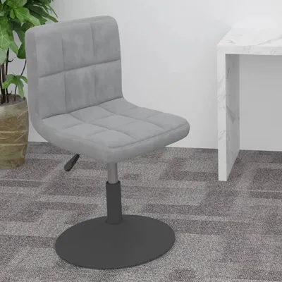 Produktbild von Maison Exclusive - Drehbarer Barhocker Hellgrau Samt