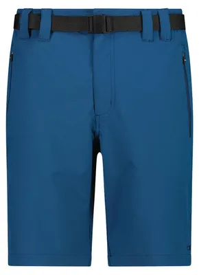 Image de Bermuda de sport pour homme CMP en tissu stretch, avec ceinture et fonction Dry, bleu, taille 48