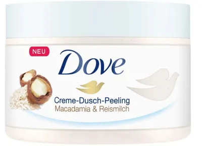 Produktbild von Dove Dusch Peeling Macadamia&Reismilch 225ml
