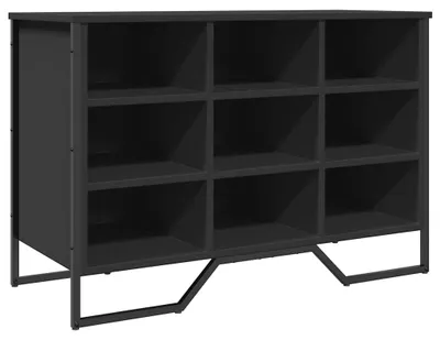Zdjęcie produktu dla vidaXL Stojak na buty czarny 90x38x61,5 cm materiał drewnopochodny