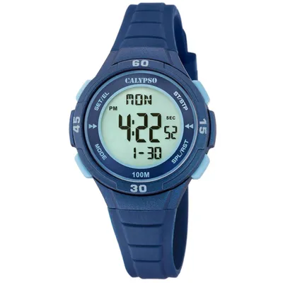 Produktbild von Calypso Jugend Digital Uhr Fashion Kunststoff Armbanduhr blau UK5830/5