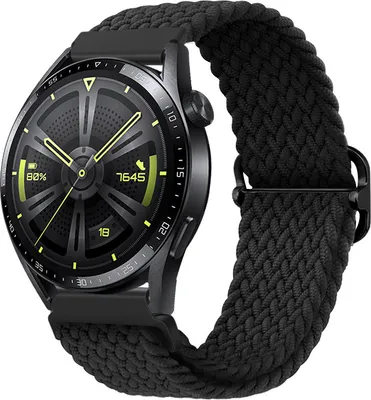 Produktbild von BStrap Elastic Nylon Armband für Garmin Vivoactive 5, black