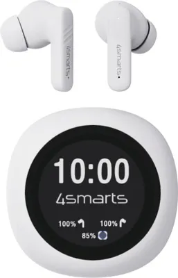 Zdjęcie produktu dla 4smarts SkyBuds Pro, True Wireless Stereo (TWS), 20 - 20000 Hz, Połączenia/Muzyka/Sport/Codzienność, 60 g, Zestaw słuchawkowy, Biały