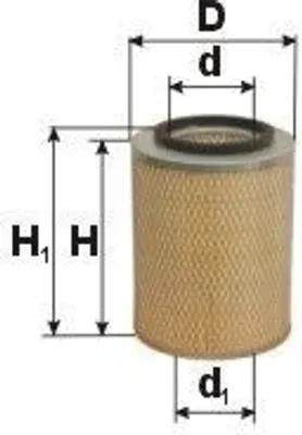 Produktbild von Luftfilter PZL Filters WA30320 Umluftfilter