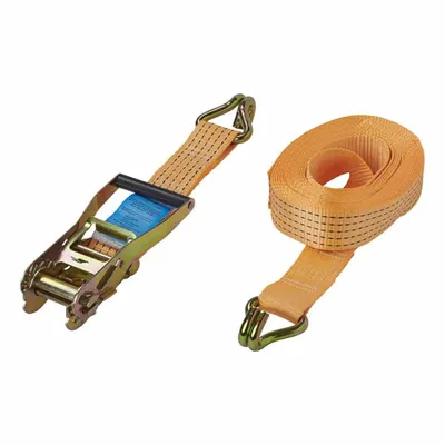 Immagine prodotto di Cinghia di ancoraggio con cricchetto + 2 ganci 8 metri 5000 kg