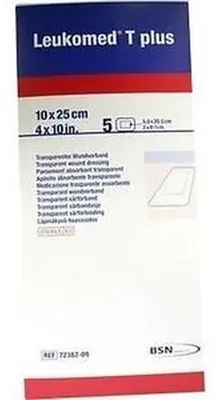 Productafbeelding van LEUKOMED transp.plus steriele pleister, 10x25 cm