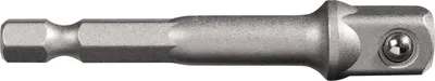 Image de Adaptateur : embout hexagonal 1/4", embout carré 3/8", longueur 65 mm