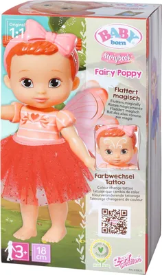 Produktbild von BABY born Märchenbuch Mohnfee 18 cm