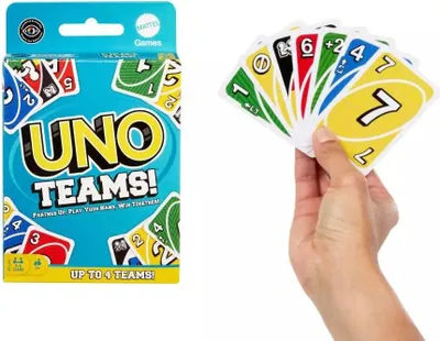 Immagine prodotto di Mattel UNO Teams - Akcesorium do gry karcianej, oryginalny produkt