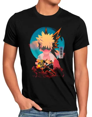 Produktbild von style3 Katsuki Attack Herren T-Shirt superhero japan acade mia manga