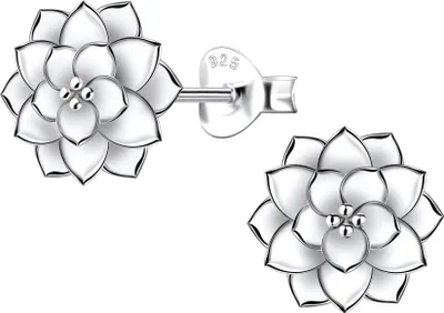 Produktbild von Ohrstecker Blumen Silber 925