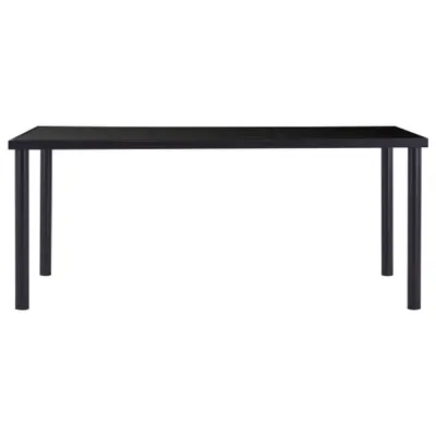 Immagine prodotto di Tavolo da Pranzo Nero 180x90x75 cm in Vetro Temperato