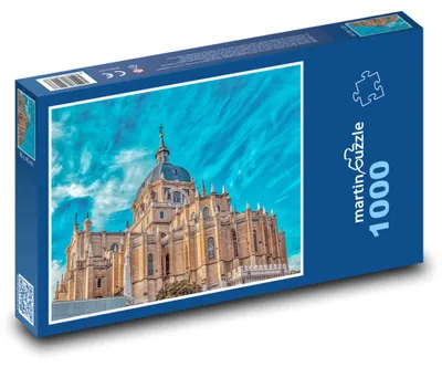 Zdjęcie produktu dla Puzzle 1000 Katedra Almudena w Madrycie - martinpuzzle