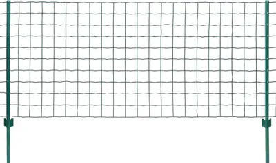 Zdjęcie produktu dla The Living Store ogrodzenie metalowe stalowe 20 x 1 m zielone