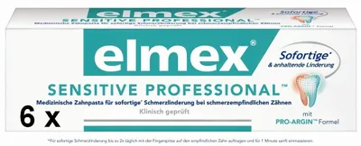 Produktbild von Elmex Sensitive Professional Zahnpasta perfekte Mundhygiene 75ml 6er Pack