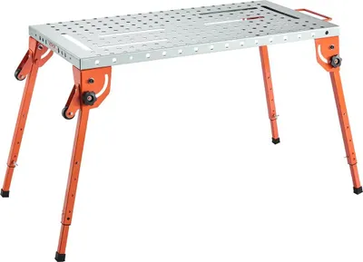Produktbild von Schweißtisch 44" x 21" 500 lbs Klappbare Werkbank mit 4-stufiger Höhenverstellung