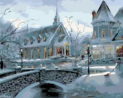 Immagine prodotto di Zuty - Pittura con diamanti - VÁNOČNÍ POHODA, 40x50 cm, tela tesa su telaio
