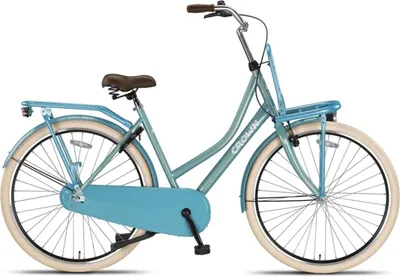 Produktbild von Crown Transportfahrräder Damen Holland 28 Zoll 53 cm Damen Rücktrittbremse Hellblau