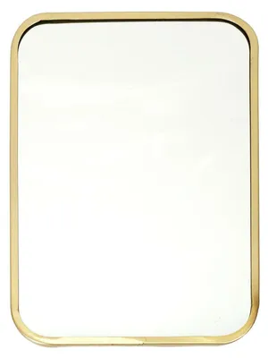 Zdjęcie produktu dla LUSTRO ŚCIENNE Arcilla złote prostokątne 25x34 cm