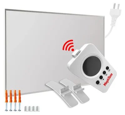 Image de Radiateur infrarouge sur pied - Puissance : 1200 W - Livré avec un pied