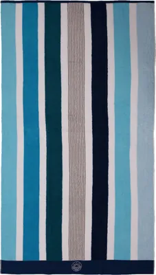 handtuch liegetuch jacquard baumwolle blau gestreift