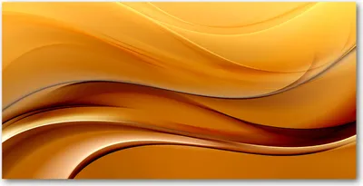 Produktbild von Tulup Glas-Bild -140x70- Wandkunst Dekorative Wand für Küche & Wohnzimmer - Kunst: modern & klassisch - Wellen - Orange