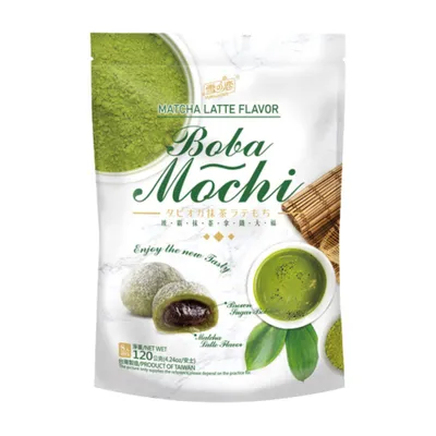 Produktbild von 5er-Pack Yuki & Love Mochi Boba Matcha Latte 120g