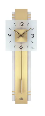 Produktbild von AMS Quarz-Pendeluhr, Quarzpendelwerk, 22x68x7cm, 7301
