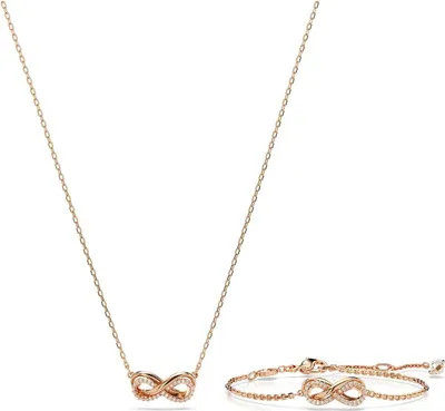 Produktbild von Swarovski Damen Schmuck-Set Hyperbola rosegold 5682483