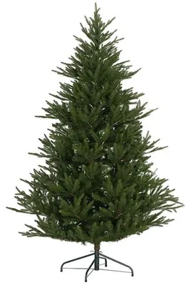 Zdjęcie produktu dla Choinka świąteczna - sztuczna choinka - wysokość 180 cm - naturalny wygląd - szybki montaż - podstawa w zestawie - materiał trudnopalny