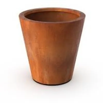 Productafbeelding van Plantenbak Conica roestkleurig 80x80 cm Geroba